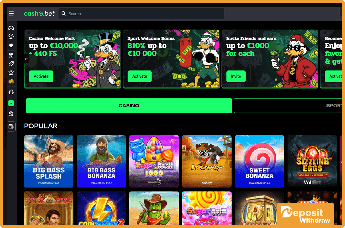 CashoBet Casino Review
